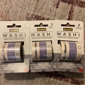 Scotch Expressions Washi Tape, Journaling and Calendar Design, (3pk)